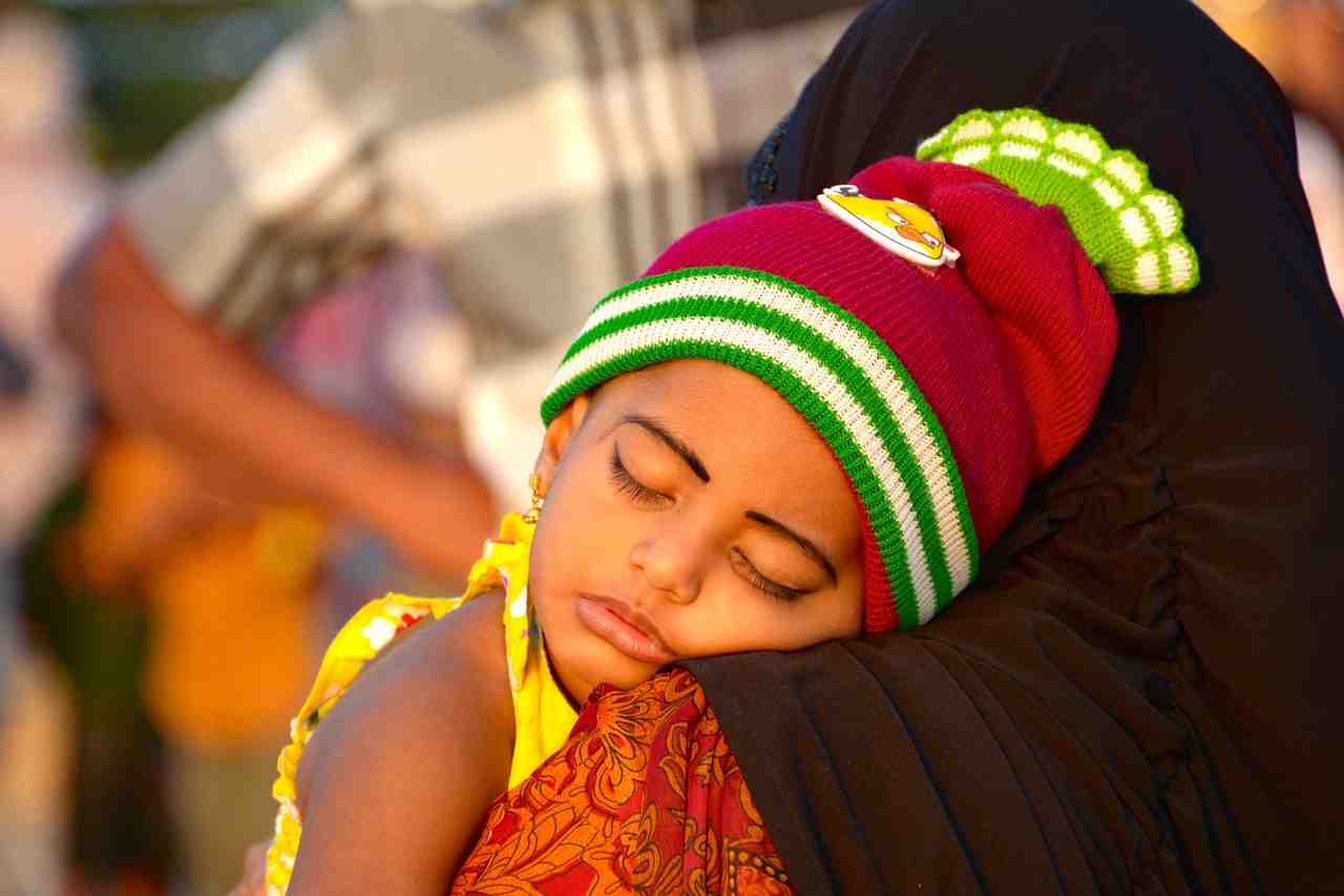 le sommeil, enfant endormi, l'inde